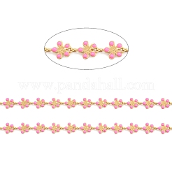 Catena a maglie smaltate in ottone dorato&nbsp;CHC-H103-08G-G