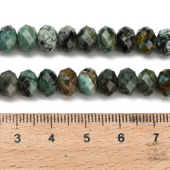 Natürliche afrikanische türkis (jasper) perlen stränge&nbsp;G-Z111-A13-02