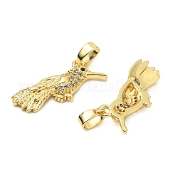 Pendentifs en laiton zircon cubique transparent&nbsp;KK-G533-07C-G