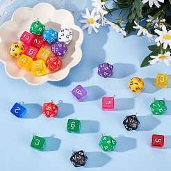 28pcs 2 pendentifs acryliques de style&nbsp;OACR-PH0001-83