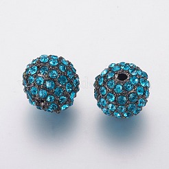 Legierung Strass Perlen&nbsp;RB-A034-10mm-A03B