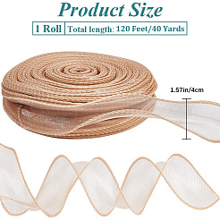 Rubans polyester organza&nbsp;SRIB-WH20020-003A-02