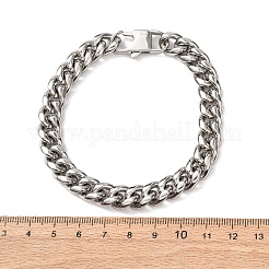 Bracelets à maillons cubains en acier inoxydable 304 pour femmes et hommes&nbsp;BJEW-F529-16P
