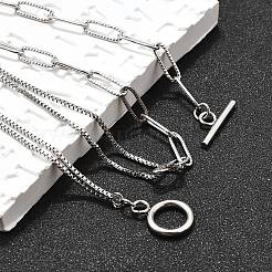 Collane a catena in acciaio inossidabile 304 anti-ossidazione&nbsp;X-NJEW-JN02767
