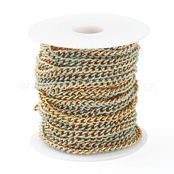 Catene a maglie smaltate in acciaio inossidabile 304 fatte a mano&nbsp;CHC-M021-67G-09