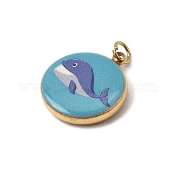 Pendentifs imprimés en acier inoxydable 304&nbsp;SA-CBACFAA-04G