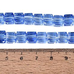 Chapelets de perles en verre transparente  &nbsp;GLAA-R041-8x8mm-A12