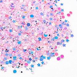 輝くネイルアートの輝き  マニキュアスパンコール  キラキラネイルスパンコール  混合形状  ピンク  1~2.5x1~2.5x0.2mm