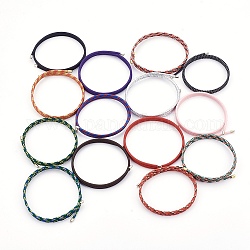 Pulseras de 3 bucle de cordón magnético, color mezclado, 20.15 pulgada (51.2 cm), 2mm