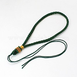 Anneaux de corde en nylon, vert foncé, 260mm