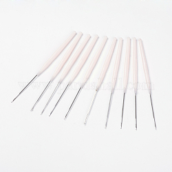 Железные крючки крючки иглы, с пластиковой ручкой, оранжевые, 160x6 мм, штифты : 0.5 мм, 10 шт / пакет