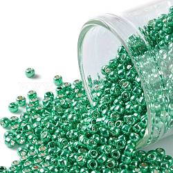 Toho perline rotonde, perline giapponesi, (561) zincato verde sud-ovest, 11/0, 2.2mm, Foro: 0.8 mm, circa 1110pcs/10g