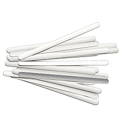 Aluminum Nose Bridge Wire for  Mouth Cover, with Adhesive Back, DIY Disposable Mouth Cover Material, Silver, 90x5x0.5mm