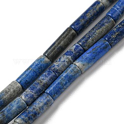 Abalorios de lapislázuli naturales hebras, columna, 10~14x4.3~4.6mm, agujero: 0.9 mm, aproximamente 28 pcs / cadena, 14.96~15.20 pulgada (38~38.6 cm)