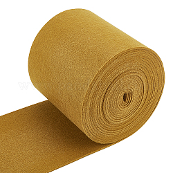 Нетканые ткани вышивка иглы войлока для DIY ремесел, цвет охры, 140x3 мм, около 6 м / рулон
