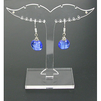 Kunststoff Ohrring Display-Ständer, Schmuck-Display-Rack, Schmuckbaumständer, 3 cm breit, 8 cm lang, 8.1 cm hoch
