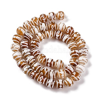 Perles de style tibétain&nbsp;G-U006-06H-02-1