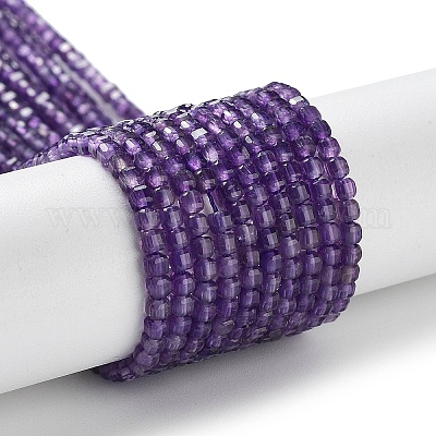 Natürlichen Amethyst Perlen Stränge&nbsp;G-J400-A03-01-1
