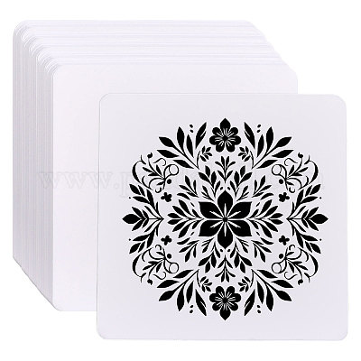 Briques de papier pour zentangle&nbsp;DIY-WH0591-276-1
