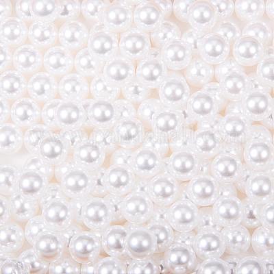 Shop OLYCRAFT 200pcs 8mm Pearl Beads No Hole Makeup Pearl Beads