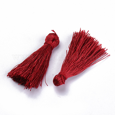 Décorations de pendentif pompon en polyester&nbsp;FIND-S260-D23-1