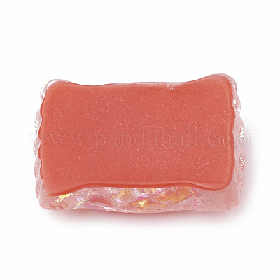 Cabochons décodés en résine&nbsp;CRES-N016-38-1