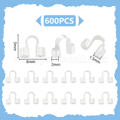 600 Stück Messingdrahtwächter&nbsp;KK-UN0004-10-1