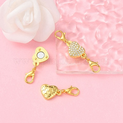 Locking Magnetic Clasps Rose Jewelry Magnetic Clasp Necklace Lobster Clasp  Closures Magnetic Clasp 