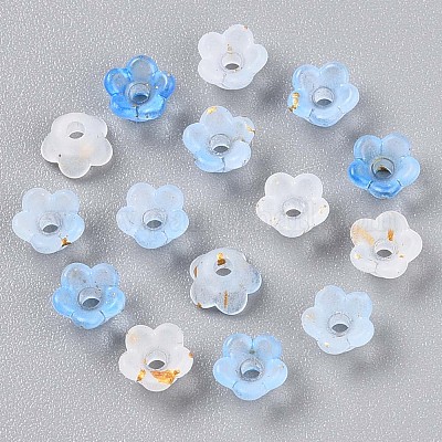 Perles en acrylique transparent mat&nbsp;OACR-N137-72J-1