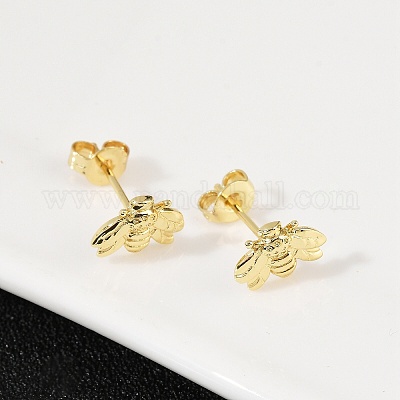 Orecchini in ottone&nbsp;EJEW-R032-01G-1
