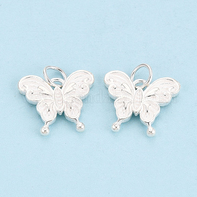 925 dije de mariposa de plata de ley.&nbsp;STER-T009-01S-1