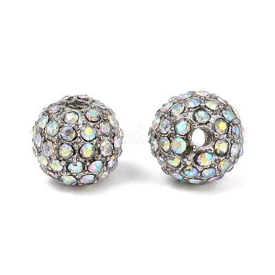 Legierung Strass Perlen&nbsp;RB-A034-10mm-A28P-1