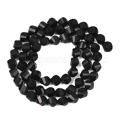 Natürliche Shungit Perlen Stränge&nbsp;G-P611-C35-01-1