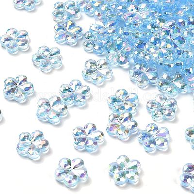 Perles acryliques transparentes&nbsp;PACR-H004-01K-1