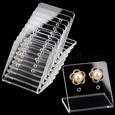 2x2.5 Stud Earring Cards High Holes - Packaging Display Jewelry Cards