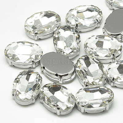 Nähen auf Rhinestone&nbsp;RGLA-T091-13x18mm-01P-1