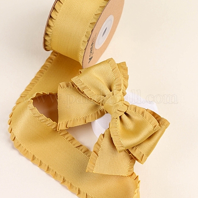 10 Yard gerüschte Bänder aus Polyester&nbsp;PW-WG29113-10-1