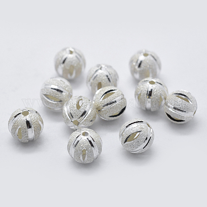 925 Sterling Silver Spacer Beads STER-K171-46S-8mm-1