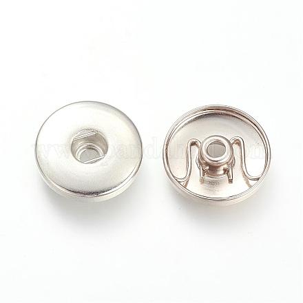 (Weihnachtsverkauf)Feder-Druckknopfverschluss aus Messing BUTT-R024-05-1