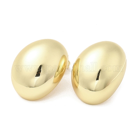 Rack Plating Brass Stud Earrings EJEW-F324-03G-1
