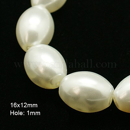 Abalorios de perla de vidrio HY-D239-1-1