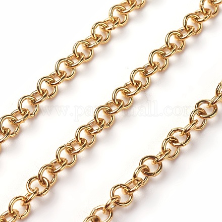 Vacuum Plating 304 Stainless Steel Rolo Chains CHS-I001-02-1