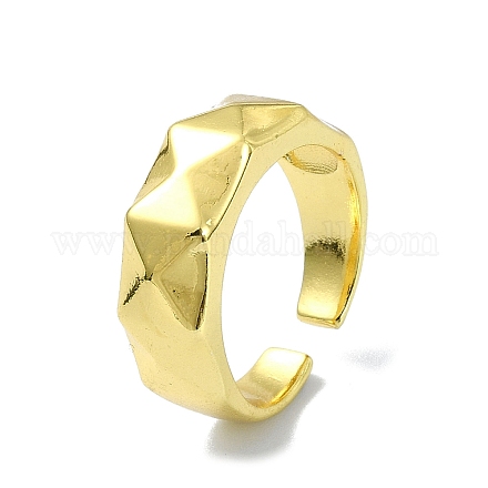Латунные открытые кольца манжеты RJEW-B051-23G-1