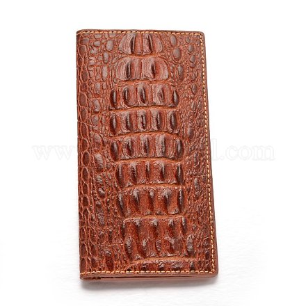 Détenteurs de cartes vachette en cuir portefeuilles pour hommes ABAG-M001-02A-1