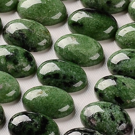Rubis naturel en pierres précieuses zoisite ovales cabochons X-G-J329-14-18x25mm-1