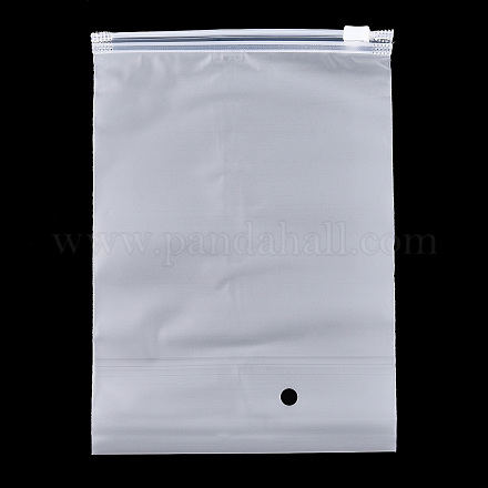 Frosted PE Jewelry Zip Lock Storage Bags ABAG-T010-01D-1