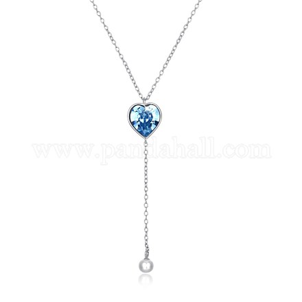 Модное ожерелье стерлингового серебра 925 стерлингового серебра NJEW-BB30732-1