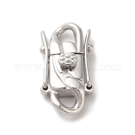 316 Surgical Stainless Steel Twister Clasps STAS-M313-01P-01-1