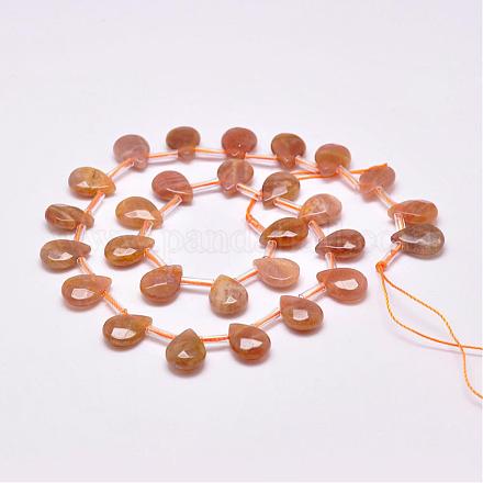 Natural Sunstone Beads Strands G-D864-15B-1