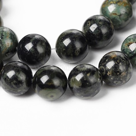 Chapelets de perles de jasper kambaba naturel G-M172-8mm-01-1